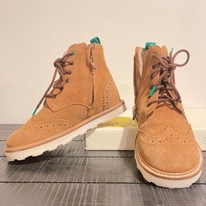 Mini Boden Boy’s Tan Suede Boots